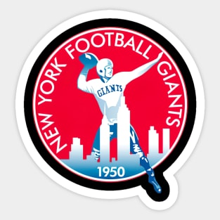 New Giants 1950 Logo Sticker